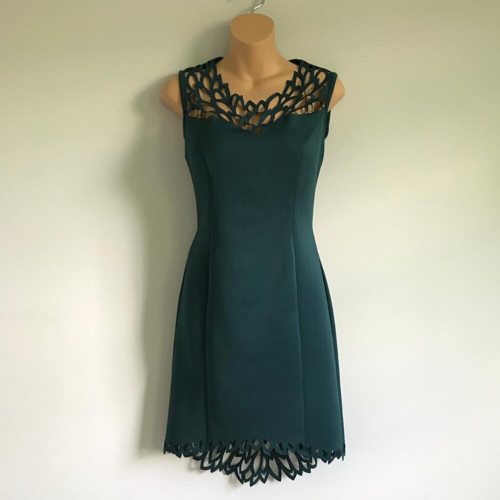 Rica Mare Dark Green Mini Dress, Size XS